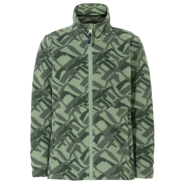 Vaude - Kid's Pulex All-over-Print Jacket - Fleecejacke Gr 98 oliv/grün Vaude - Kid's Pulex All-over-Print Jacket - Fleecejacke Gr 98 oliv/grün von Vaude