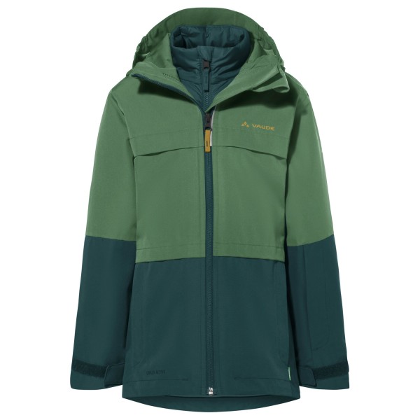 Vaude - Kid's Snow Cup 3in1 Jacket III - Doppeljacke Gr 146/152 blau/grün von Vaude