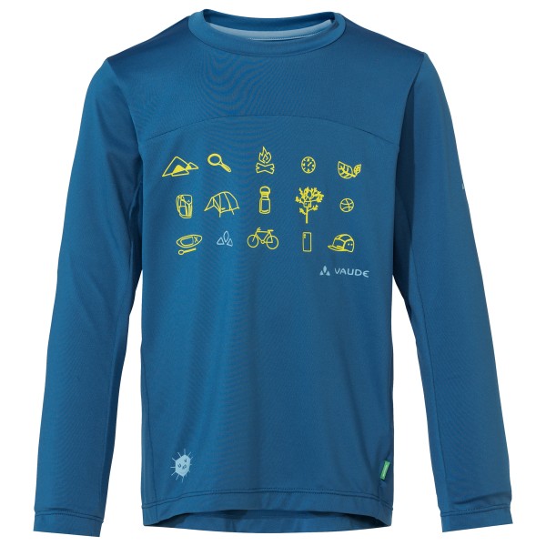 Vaude - Kid's Solaro L/S T-Shirt II - Funktionsshirt Gr 104;110/116;122/128;134/140;146/152;158/164;92;98 blau;grün;grün/oliv von Vaude