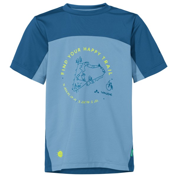 Vaude - Kid's Solaro T-Shirt II - Funktionsshirt Gr 92 blau von Vaude