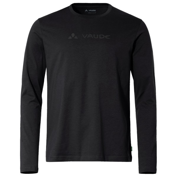 Vaude - Logo L/S T-Shirt - Longsleeve Gr XL schwarz von Vaude