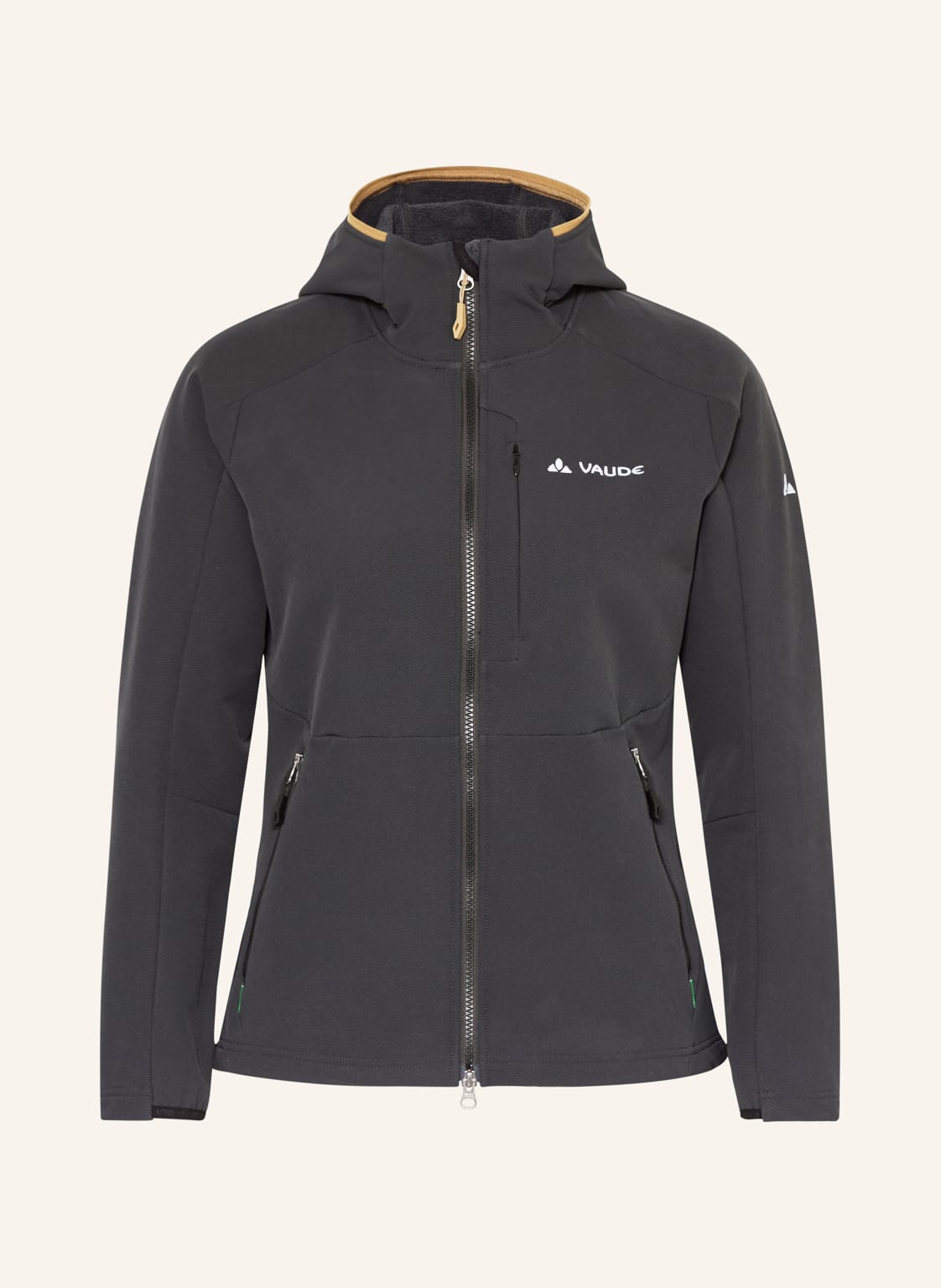 Vaude Midlayer-Jacke Elope Stormfleece schwarz von Vaude