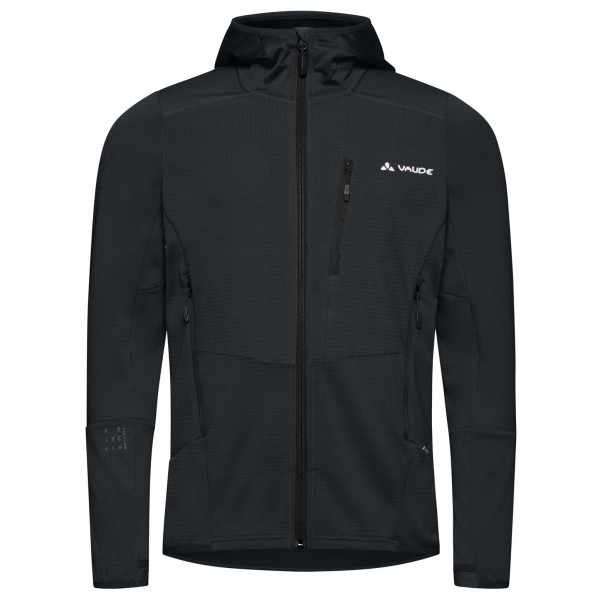 Vaude - Monviso Hooded Grid Fleece Jacket - Fleecejacke Gr 3XL schwarz von Vaude