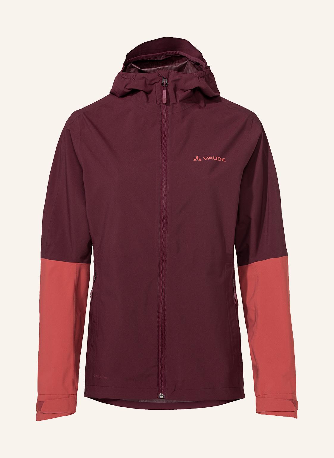 Vaude Radjacke W  Moab Rain J Ii rot von Vaude