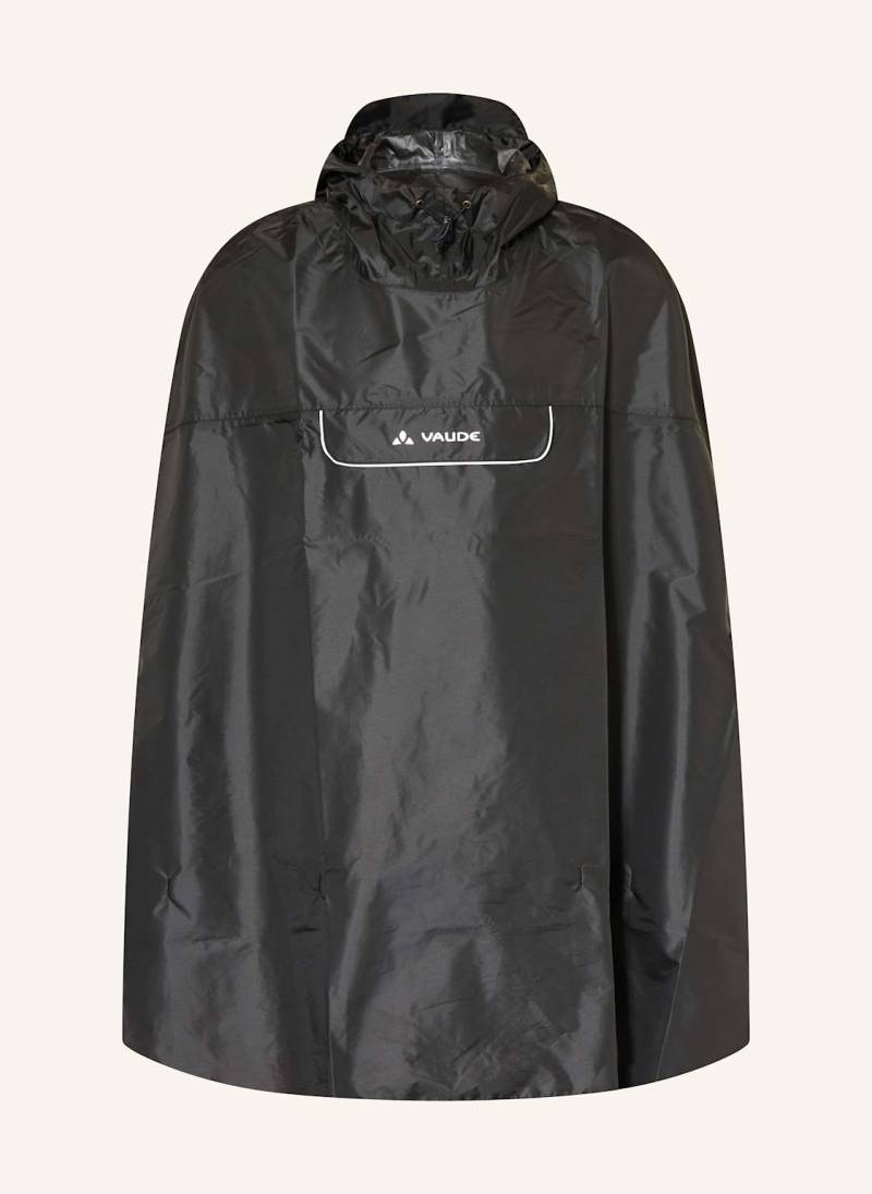 Vaude Regenponcho Valdipino schwarz von Vaude