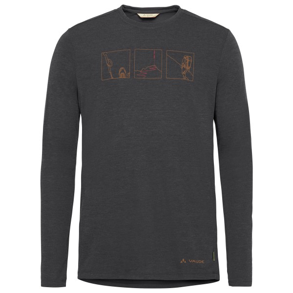 Vaude - Rosemoor L/S T-Shirt III - Longsleeve Gr L grau von Vaude