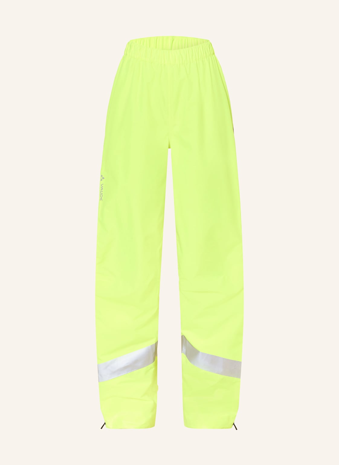 Vaude Softshell-Radhose Luminum Ohne Gepolsterten Einsatz gelb von Vaude