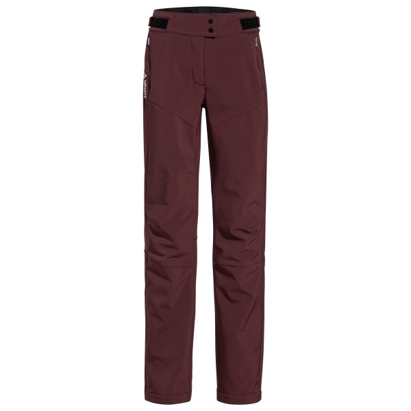 Vaude - Women's Elope Softshell Pants - Winterhose Gr 48 - Regular rot von Vaude