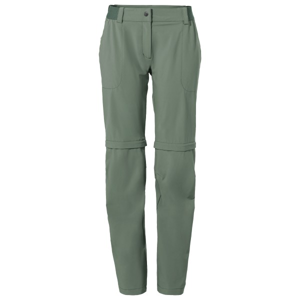 Vaude - Women's Farley Stretch Zip Off Pants II - Trekkinghose Gr 36 - Regular oliv von Vaude