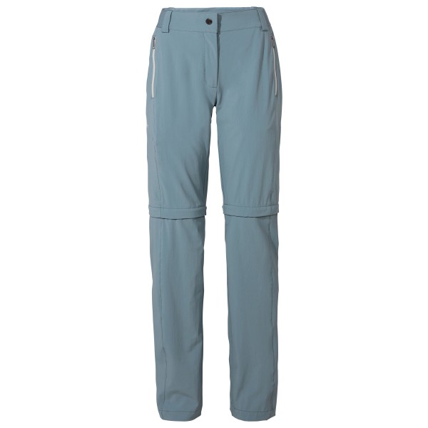 Vaude - Women's Farley Stretch Zip Off T-Zip Pants II - Trekkinghose Gr 38 - Regular grau/türkis von Vaude