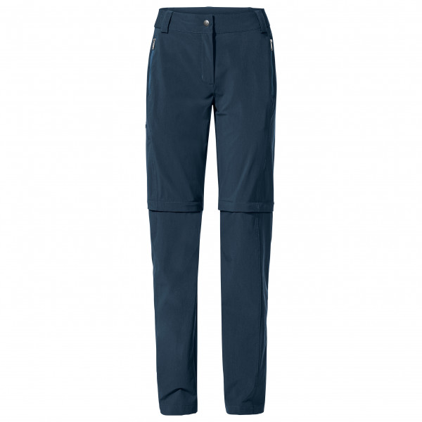 Vaude - Women's Farley Stretch Zip Off T-Zip Pants II - Trekkinghose Gr 42 - Short blau von Vaude