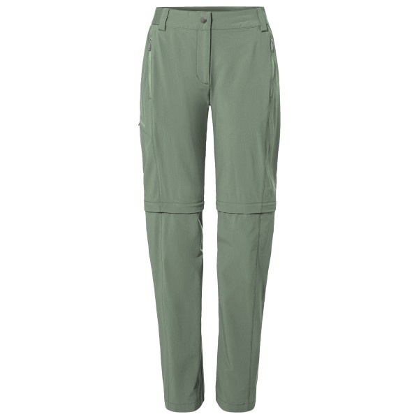 Vaude - Women's Farley Stretch Zip Off T-Zip Pants II - Trekkinghose Gr 46 - Short grün/oliv Vaude - Women's Farley Stretch Zip Off T-Zip Pants II - Trekkinghose Gr 46 - Short grün/oliv von Vaude