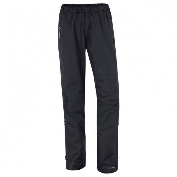 Vaude - Women's Fluid Full-Zip Pants - Regenhose Gr 34;36;38;40;42;44;46;48 schwarz von Vaude