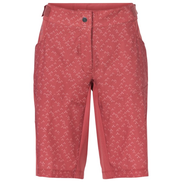 Vaude - Women's Ledro Print Shorts - Radhose Gr 44 rot von Vaude