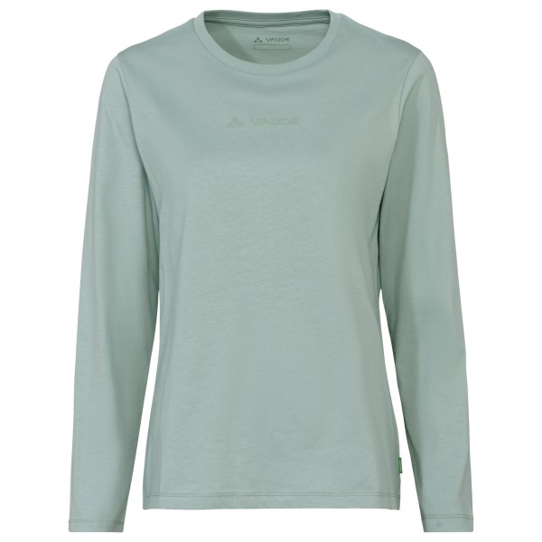Vaude - Women's Logo L/S T-Shirt - Longsleeve Gr 44 türkis von Vaude