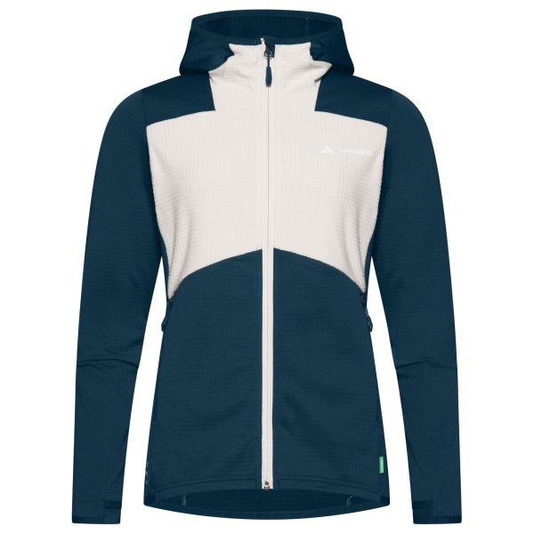 Vaude - Women's Monviso Hooded Grid Fleece Jacket - Fleecejacke Gr 40 blau von Vaude