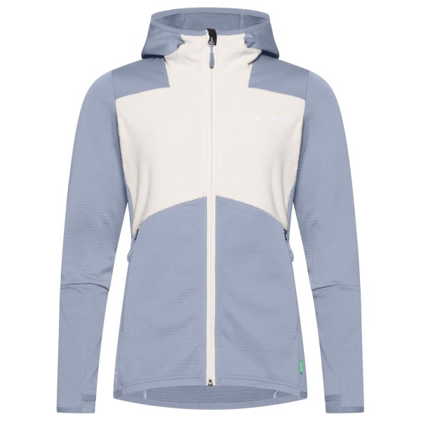 Vaude - Women's Monviso Hooded Grid Fleece Jacket - Fleecejacke Gr 44 grau von Vaude
