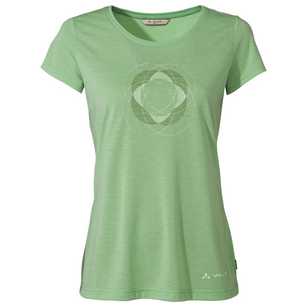 Vaude - Women's Skomer Print T-Shirt II - Funktionsshirt Gr 46 grün von Vaude