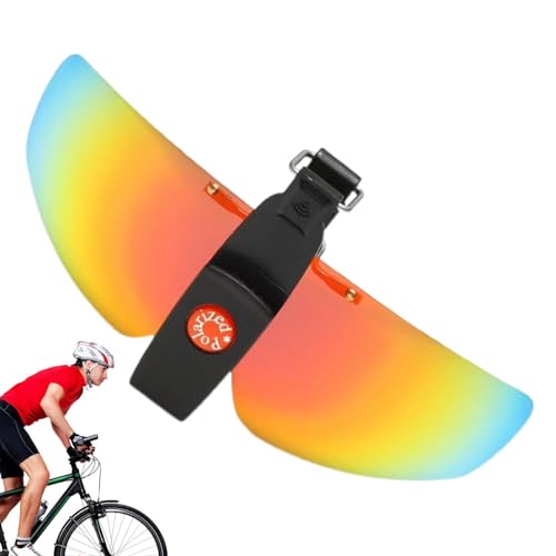 Vbnuyhim Clip-on-Sonnenbrillen,Clip-on-Sonnenbrillen über Brillen - Vision Polarisierte Hutvisiere Clips Hutclip auf verstellbare Sonnenbrillen - Herren-Sonnenbrille zum Angeln, Radfahren, Wandern, von Vbnuyhim