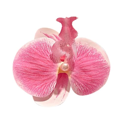 Vbnuyhim Haarspangen mit Blumenmuster, Boho-Orchidee, Kopfschmuck, Haarschmuck für Tänzer, Brautschmuck, Hochzeit von Vbnuyhim