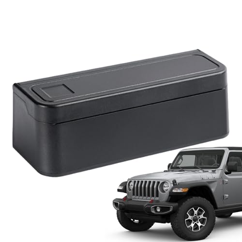 Vbnuyhim Münzaufbewahrungsbox, Münzaufbewahrungsboxen fürs Auto - Staubdichte Münzaufbewahrungsbox mit Selbstklebendem Boden und Deckel,Platzsparende multifunktionale Münzsammelbox für das von Vbnuyhim