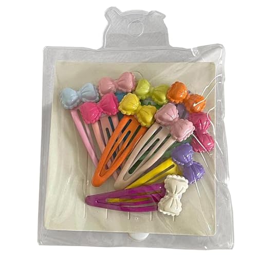 Vbnuyhim Snap Haarspangen für Frauen, süße Haarspangen, 10 Stück kleine Haarspangen, niedliche Cartoon-Haarspangen, dünne und dicke Haarklammern, schöne Kopfbedeckung für von Vbnuyhim