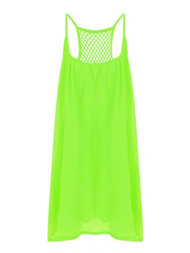 Vcindai Damen Strandkleid Ärmellos Sommerkleid Kurz Kleid Sommer Chiffonkleid von Vcindai