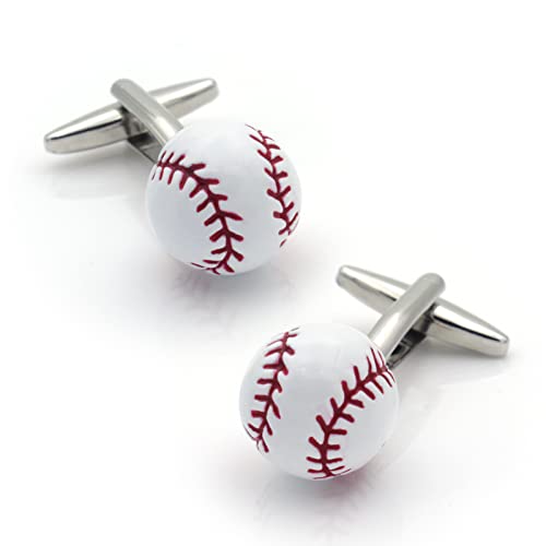 3D Baseball Manschettenknöpfe Ball Manschettenknöpfe Sport Gemelos von Vcufflinks