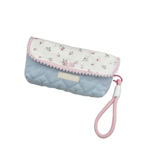 Federmäppchen mit Umhängeband, großes Fassungsvermögen, Stifteetui, Reise-Kosmetiktasche für Studenten, Mädchen, Frauen, Reise-Federmäppchen, F von Vdaxvme