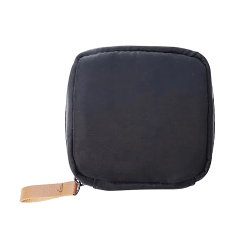 Kompakter Lippenstift-Halter für Damen und Mädchen, bietet Zugang zu Kosmetika, Schmuck, Schlüsseln und Karten, leichte Kosmetiktasche für den täglichen Gebrauch, Schwarz , Mass Beauty von Vdaxvme