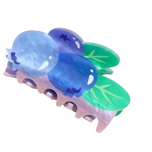 Kreative Haarspange in Obstform für Damen, schöne Acryl-Klauen-Clip, Pferdeschwanz-Halter, starker Haarklammer für den täglichen Gebrauch, Acryl von Vdaxvme