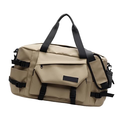 Moderne Unisex-Workout-Tasche mit verstärkten Griffen, moderne Reisetasche, Nassfach für Fitnessstudio, Outdoor-Aktivitäten, Übernachtung, Turnbeutel, khaki, Mass Beauty Moderne Unisex-Workout-Tasche mit verstärkten Griffen, moderne Reisetasche, Nassfach für Fitnessstudio, Outdoor-Aktivitäten, Übernachtung, Turnbeutel, khaki, Mass Beauty von Vdaxvme