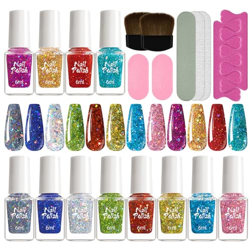 Professionelles 12-Farben Set Für Gel Nägel Poliert Mit Nagelbürste Nagelfeile Polierstreifen Nägel Kunstsalon Designs Maniküre von Vdaxvme