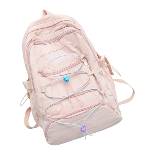 Rucksack mit großer Kapazität, lässiger Tagesrucksack, Studenten-Schultasche, Outdoor-Rucksäcke, ästhetische Reisetasche für Teenager, japanische Stile, Studenten, Schule, große Kapazität für Mädchen Rucksack mit großer Kapazität, lässiger Tagesrucksack, Studenten-Schultasche, Outdoor-Rucksäcke, ästhetische Reisetasche für Teenager, japanische Stile, Studenten, Schule, große Kapazität für Mädchen von Vdaxvme