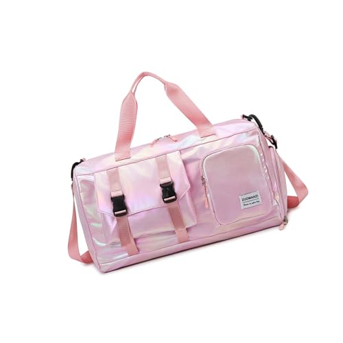 Simple Turnbeutel Große Kapazität Reisetasche Weekender Gepäck Fitness mit Trocken-Nass-Trennung Übernachtung Fitness Reisegepäck Sport Gym Training, g, Mass Beauty von Vdaxvme