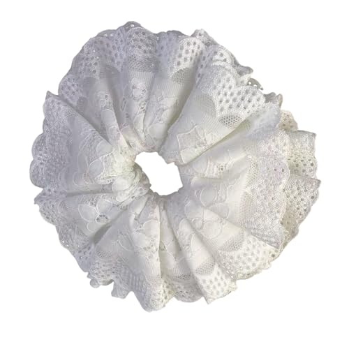 Spitzen-Haargummis für Damen, elastische Haarringe, ästhetischer Haargummi, Pferdeschwanz-Halter von Vdaxvme