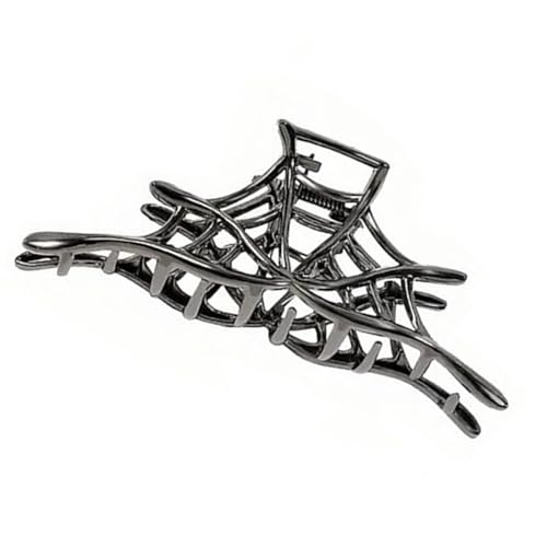 Stilvolle Haarspange, modisches Haar-Accessoire, trendige Spinnennetz-Form, Kopfbedeckung, einfach zu bedienen, um jedem Outfit Charme zu verleihen, leichte Spinnennetz-Haarspange von Vdaxvme