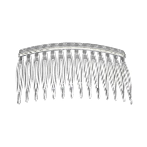 Vdaxvme 1 x Haarkamm für Damen, Haarkamm aus Metall, Kunststoff, Braut, seitlicher Kämme, gezackt, Hochzeitsschleier, Haarspange von Vdaxvme