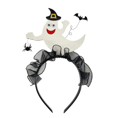 Vdaxvme Cartoon Geisterform Haarreifen Fotoshootings Haarhalter Halloween Cosplay Party Kostüm Kopfbedeckung für Kinder Frauen von Vdaxvme