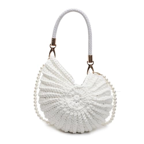 Vdaxvme Damen-Strandtasche, modische Umhängetasche, trendige Schultertasche, Muscheln, Handgewebte, Kuriertasche für den täglichen Gebrauch, handgewebt, Umhängetasche, stilvolle Handtasche, weibliche Vdaxvme Damen-Strandtasche, modische Umhängetasche, trendige Schultertasche, Muscheln, Handgewebte, Kuriertasche für den täglichen Gebrauch, handgewebt, Umhängetasche, stilvolle Handtasche, weibliche von Vdaxvme