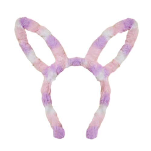 Vdaxvme Haarband für Weihnachten, Festival, Ohrform, Plüsch-Kopfschmuck, Ostern, Party, Cosplay, Stirnband für Erwachsene, Unisex von Vdaxvme
