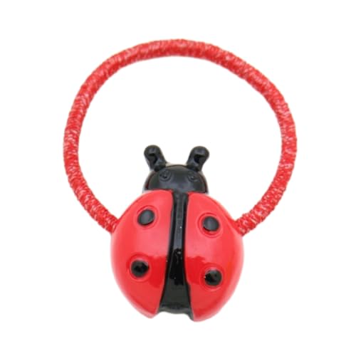 Vdaxvme Haarspange in Cartoon-Marienkäfer-Form, süßer Kopfschmuck, Haarseil, niedliche Marienkäfer-Form, Haarspange für Frauen von Vdaxvme