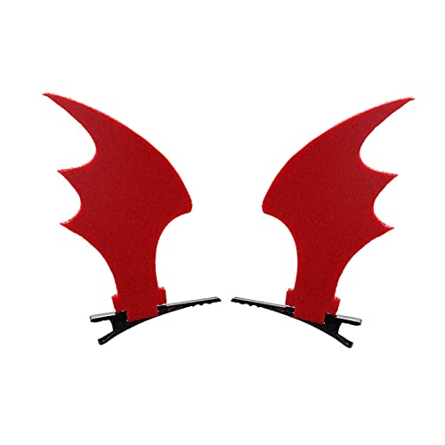 Vdaxvme Halloween-Haarspange mit Fledermausflügeln, für den täglichen Gebrauch, Kostüm, Haarschmuck für Frauen auf Geburtstagsparty von Vdaxvme