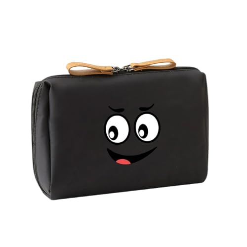 Vdaxvme Lustige Nylon Make Up Beutel Multi Kompartiment Handheld Reise Kosmetische Tasche Zeitgenössischer Aufbewahrungsfall Für Frauen Männer Lächeln Muster Make Up Fall Für Frauen Männer Vdaxvme Lustige Nylon Make Up Beutel Multi Kompartiment Handheld Reise Kosmetische Tasche Zeitgenössischer Aufbewahrungsfall Für Frauen Männer Lächeln Muster Make Up Fall Für Frauen Männer von Vdaxvme