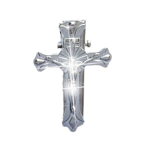 Vdaxvme Metallische Haarspange Legierung Kruzifix Haarnadel Dark Series Gothic Haarspangen rutschfeste Teenager Mädchen Coole Haardekoration von Vdaxvme