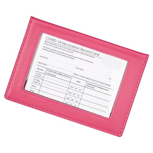 Vdaxvme Passpasshalter Mit Transparentem Fenster Und Mehreren Kartensteckplätzen Praktische Wasserdichte PVC Reiseberechter Transparenter Fensterpasshalter von Vdaxvme