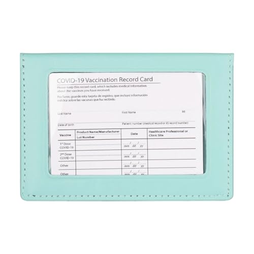 Vdaxvme Passpasshalter Mit Transparentem Fenster Und Mehreren Kartensteckplätzen Praktische wasserdichte PVC Reiseberechter Transparenter Fensterpasshalter von Vdaxvme