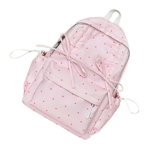 Vdaxvme Verstellbarer Schulterriemen, Schultasche für Teenager, Jungen, Mädchen, geräumiger Nylon-Rucksack, geräumiger Innenraum, lässiger Tagesrucksack, Mädchen-Rucksäcke mit Schleife, B, One Size Vdaxvme Verstellbarer Schulterriemen, Schultasche für Teenager, Jungen, Mädchen, geräumiger Nylon-Rucksack, geräumiger Innenraum, lässiger Tagesrucksack, Mädchen-Rucksäcke mit Schleife, B, One Size von Vdaxvme