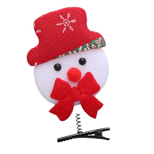 Vdaxvme Weihnachts-Haarklammer mit Cartoon-Motiv für Damen und Kinder, Pony, für Fotos, Einkaufen, Reisen, rutschfest, von Vdaxvme