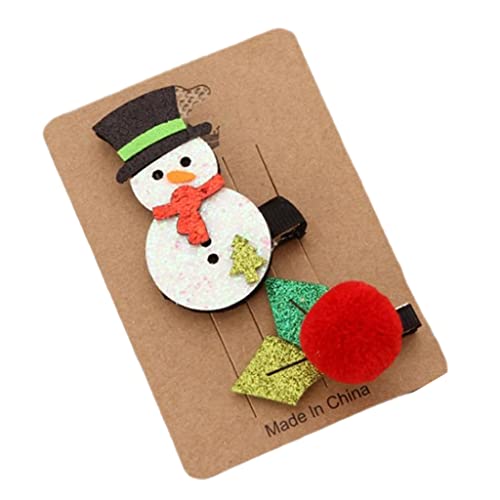 Vdaxvme Weihnachts-Haarspange, Weihnachts-Haarspange, Weihnachtsmann-Kopfschmuck, Haarschmuck, Mädchen, Weihnachten von Vdaxvme